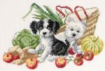 DMC Набор для вышивания BK887 *Dogs and the fruits basket*