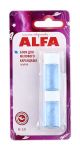 Блок запасной для мелкового карандаша ALFA AF-320 (цвет-синий) 2 шт