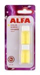 Блок запасной для мелкового карандаша ALFA AF-318 (цвет-желтый) 2 шт