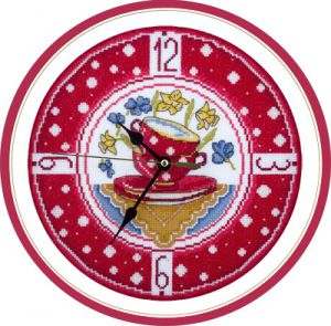 PANNA Набор для вышивания Ч-1581 *Часы для уютной кухни* ― Сокровища для рукоделия