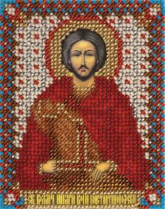 PANNA Набор для вышивания ЦМ-1416 *Икона Св. Влкм. Никиты Воина Константинопольского* ― Сокровища для рукоделия