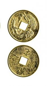 Подвеска *Монетка* (цвет - золото) Gamma MC-24, 1 шт. ― Сокровища для рукоделия
