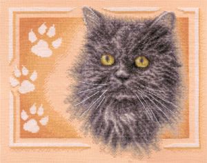 PANNA Набор для вышивания Ж-1171 *Персидский кот* ― Сокровища для рукоделия